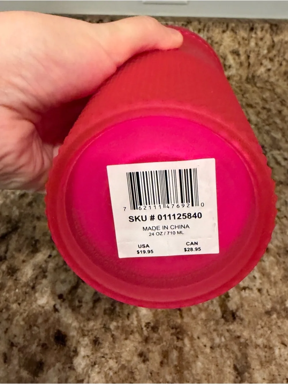 New Starbucks Barbie Pink Venti Studded Tumbler Cold Cup 24oz